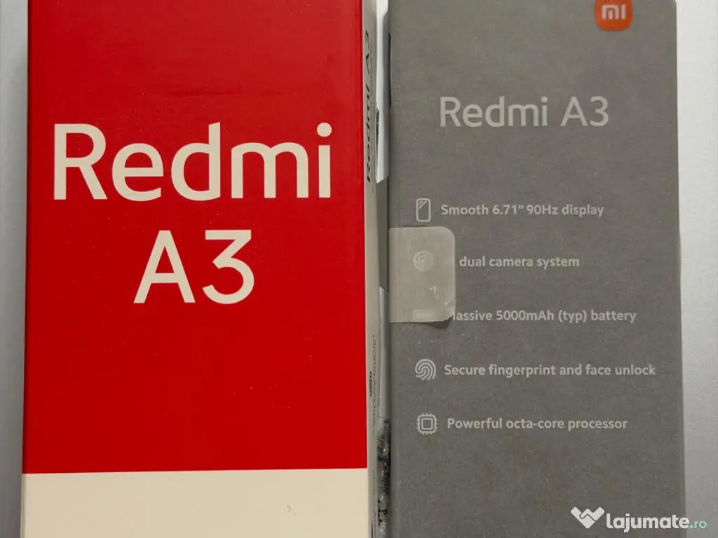 Vand Redmi A3, impecabil, nou 