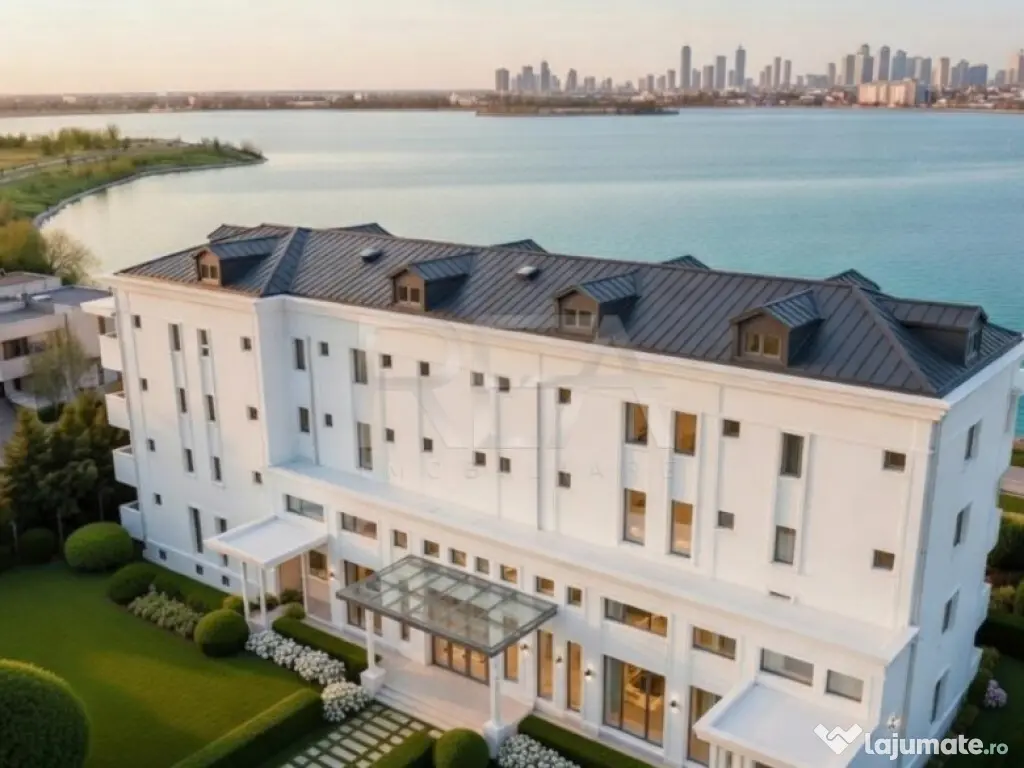 Refugiu Urban Vedere Panoramică pe Malul Lacului Morii 