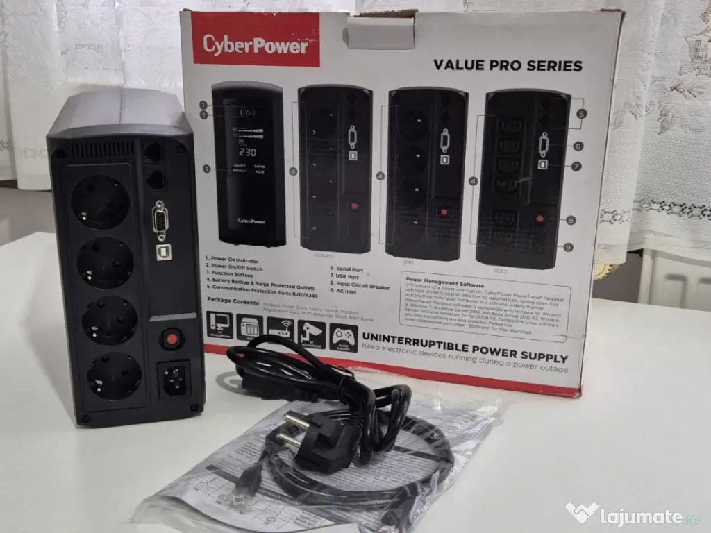 UPS CyberPower VP1000ELCD 1000VA/550W 