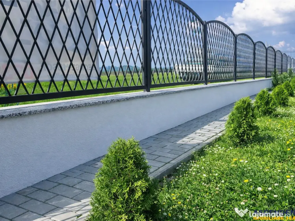 800mp teren intravilan, ingradit, cu facilitati, Bod, Brasov 