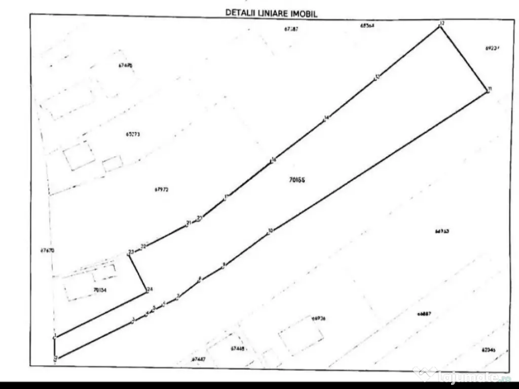 Teren intravilan 2444mp,preț 45€mp/neg