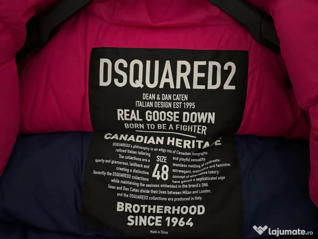 Geaca Dsquared2 originala,marimea 48(M) noua cu eticheta