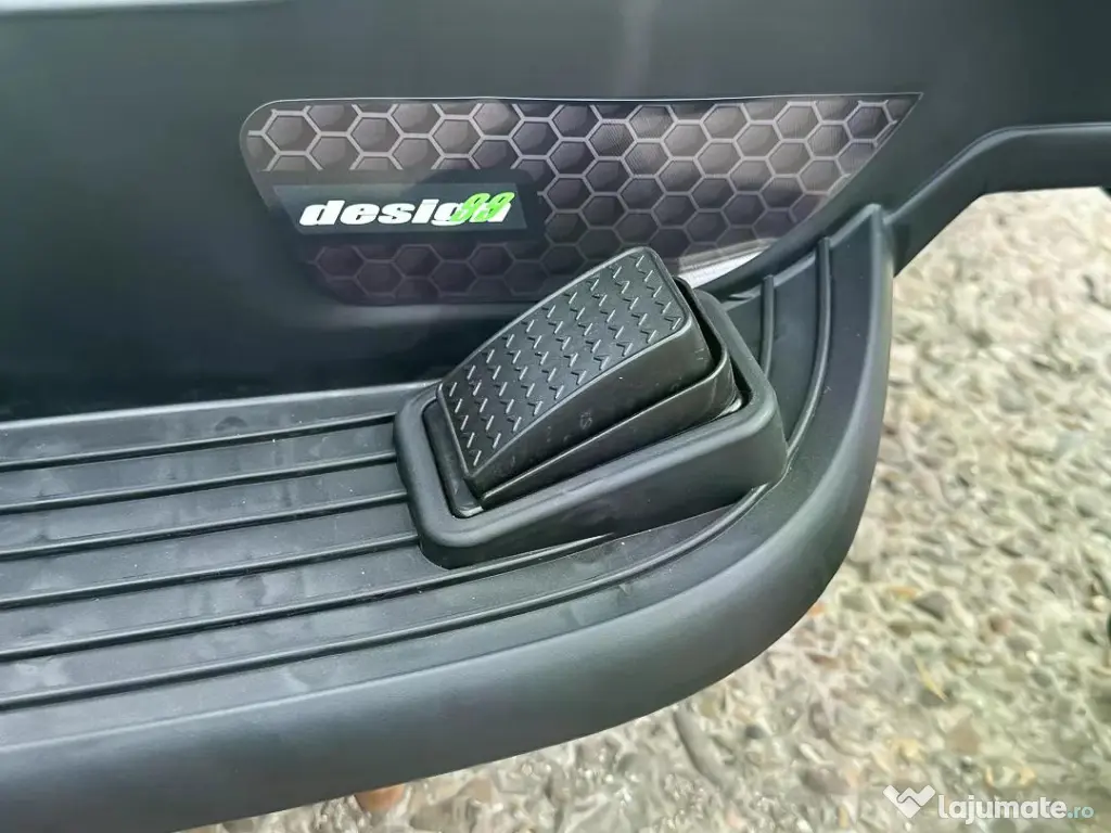 Tractor electric Kinderauto 720-T, 2x 45W 12V, cupa si incarcator Green 