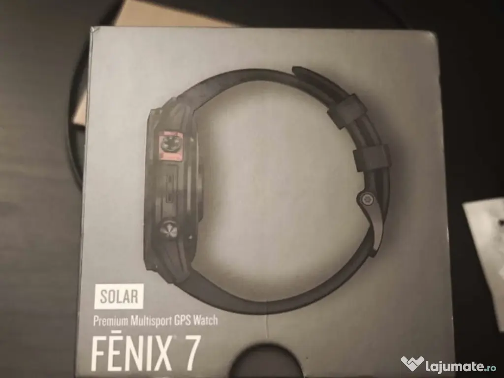fēnix® 7 Solar 47 mm, Slate grey, accesorii, ca nou 