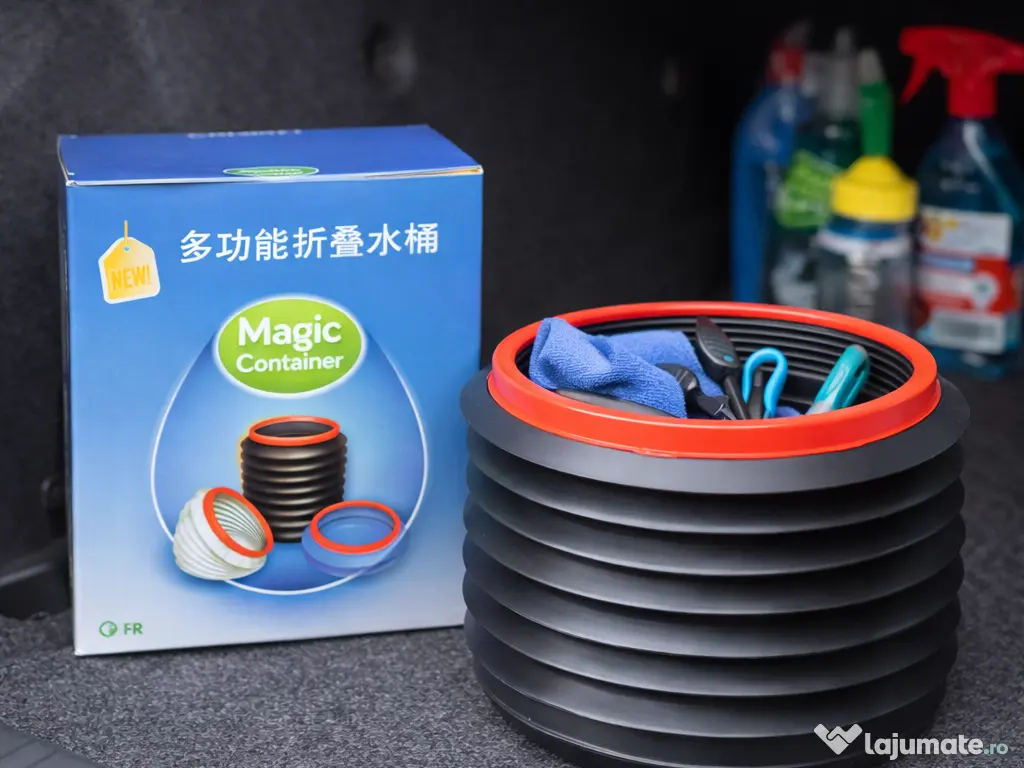 Recipient pliabil multifuncțional – organizare inteligentă oriunde