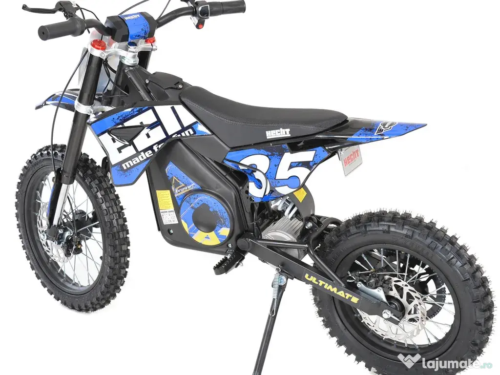 Motocicleta electrica Kinderauto Motobike 35 1500W 48V roti 14/12 Blue 