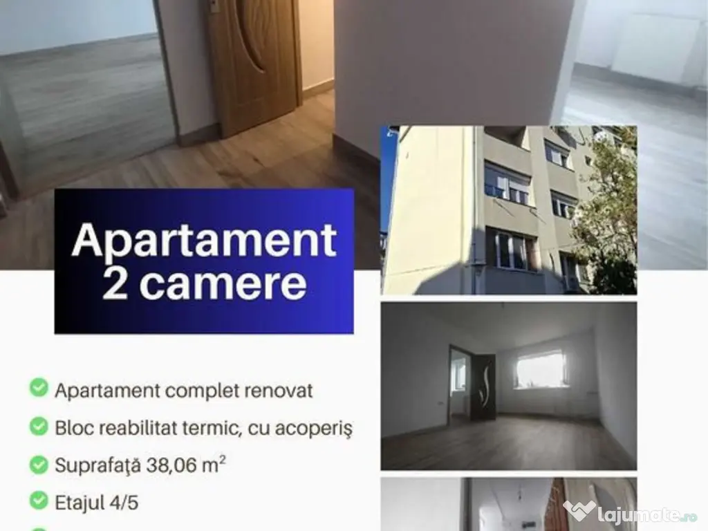 Apartament 2 camere complet renovat 69.000 euro