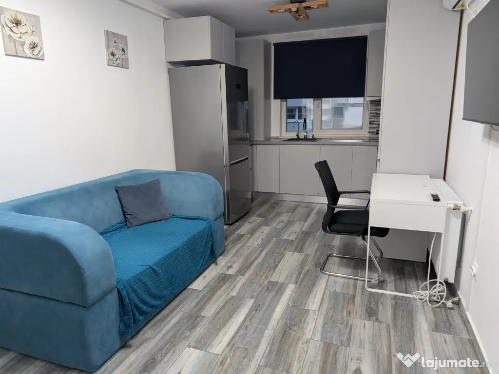 Închiriez apartament studio, sector 4, mobilat, loc parcare inclus 