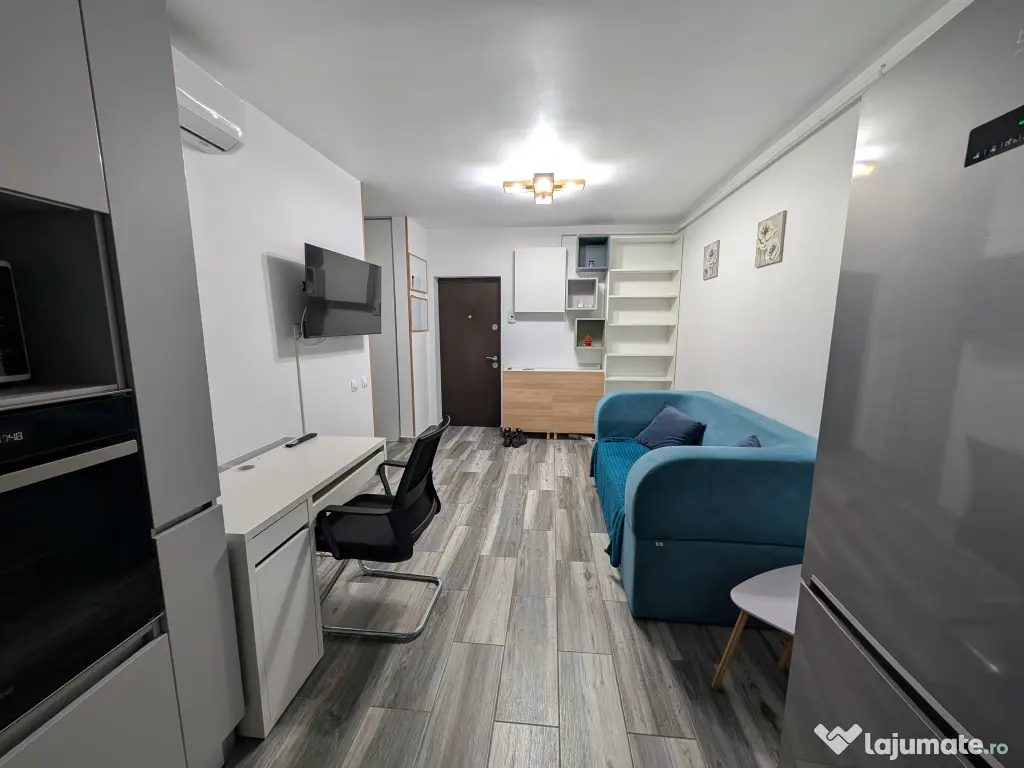Închiriez apartament studio, sector 4, mobilat, loc parcare inclus 