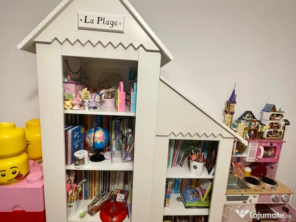 Mobilier cameră copil alb – Pinio Marsylia + pătuț Tutti Bambini