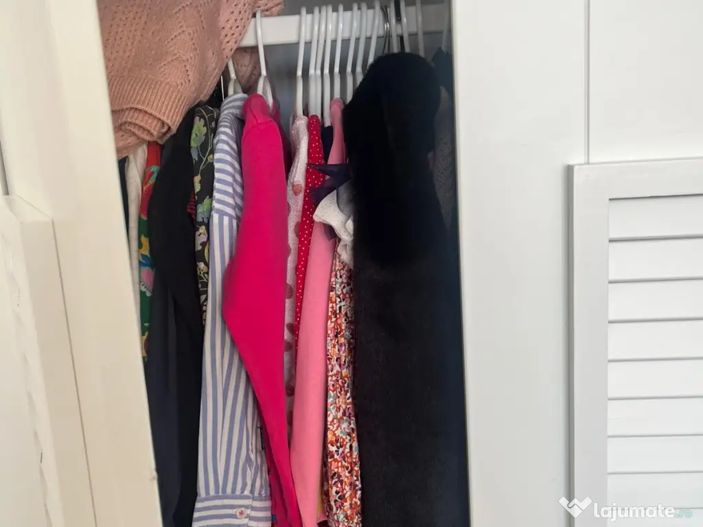 Mobilier cameră copil alb – Pinio Marsylia + pătuț Tutti Bambini