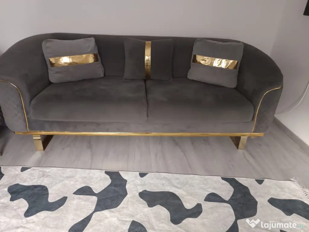 Set canapea + fotolii Chesterfield 