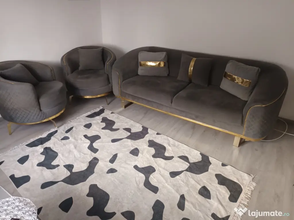 Set canapea + fotolii Chesterfield 