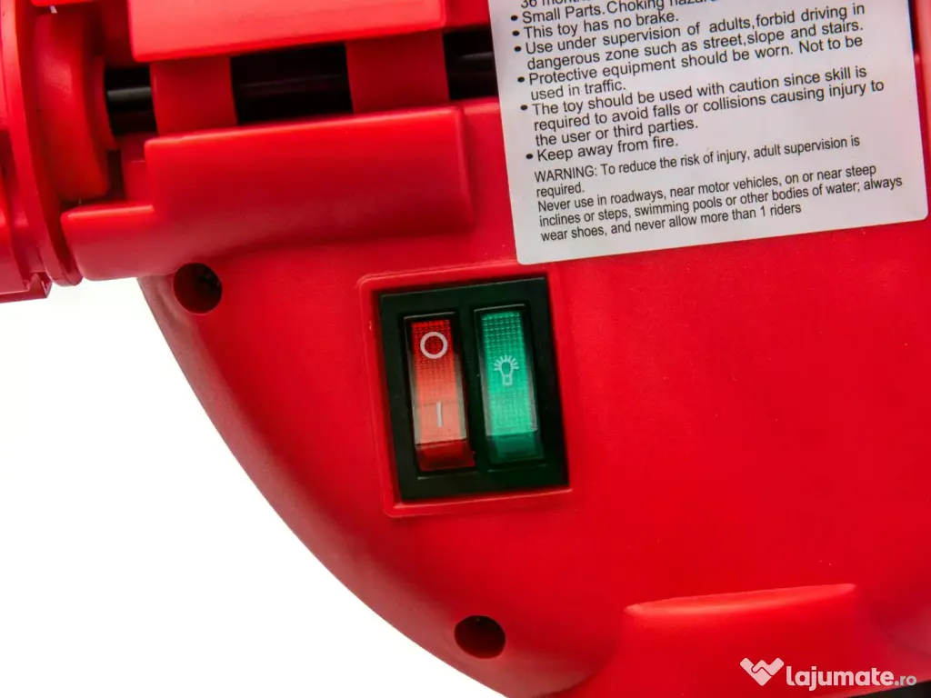 Trotineta electrica Kinderauto Aquamist cu aburi, lumini 30W 6V RED