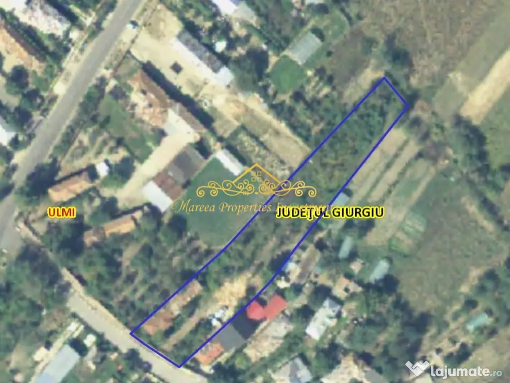 Teren, 7470 mp Trestieni Ulmi si casa 