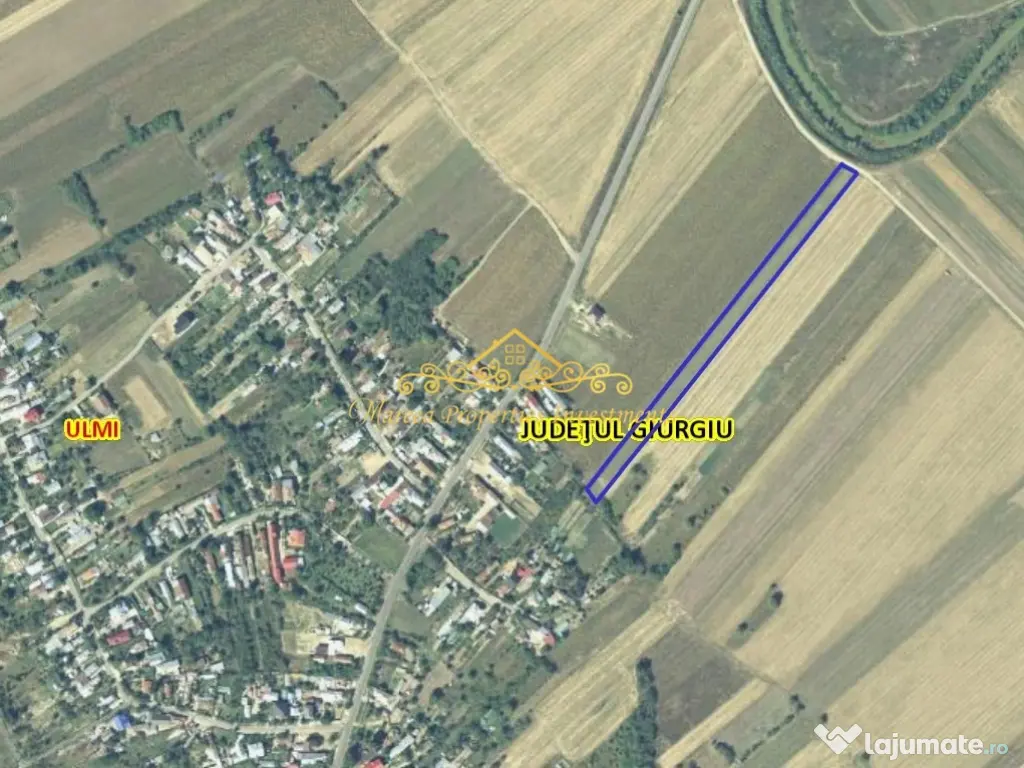 Teren, 7470 mp Trestieni Ulmi si casa 