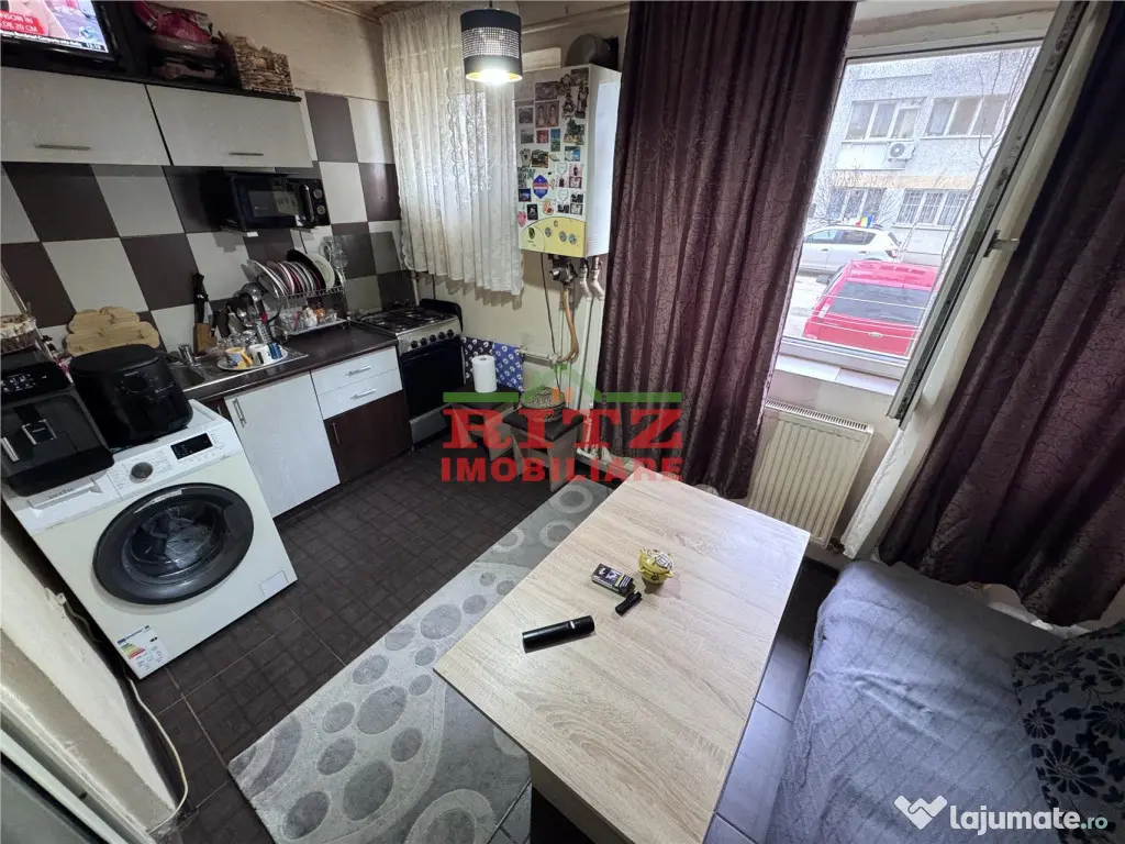 NOU!Garsoniera S= 32 mp, parter, mobilata,utilata,zona OMV!