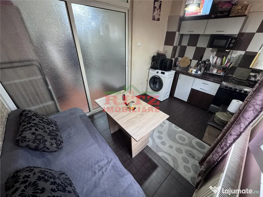 NOU!Garsoniera S= 32 mp, parter, mobilata,utilata,zona OMV!