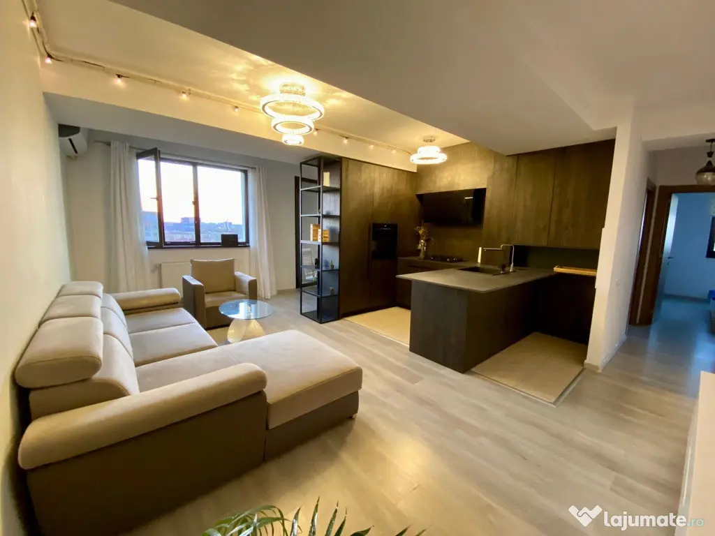 Apartament 3 camere mobiliat utilat loc parcare subteran Grozavesti