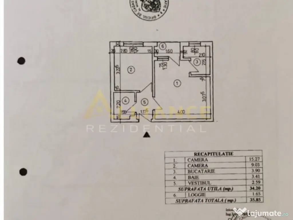 Apartament 2 camere cf 2 Aparatorii Patriei 