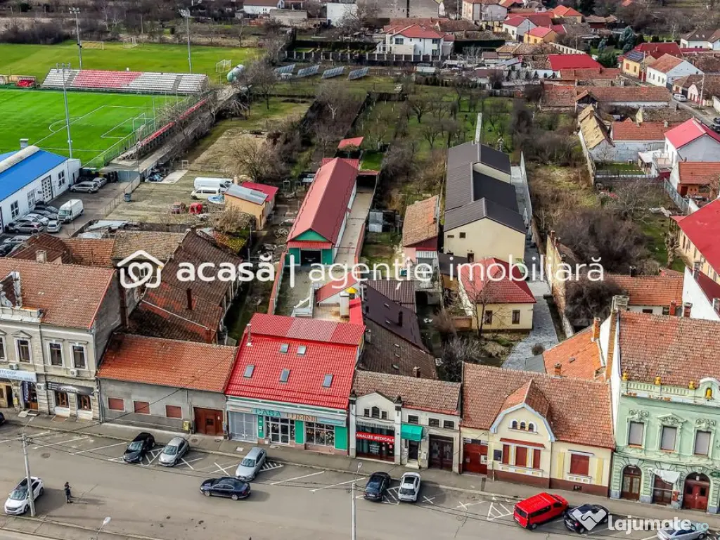 Spațiu comercial, hala, si un penthouse în centrul Arad... 