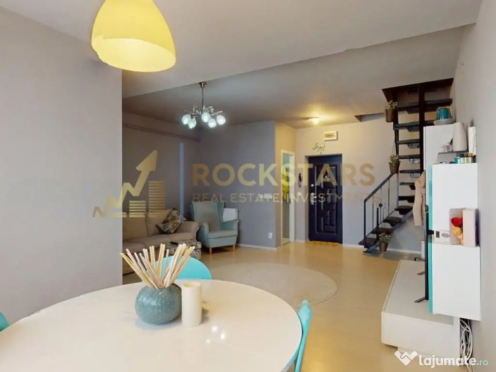 Apartament 3 camere | Doua niveluri | 74 mp | zona Fizici... 