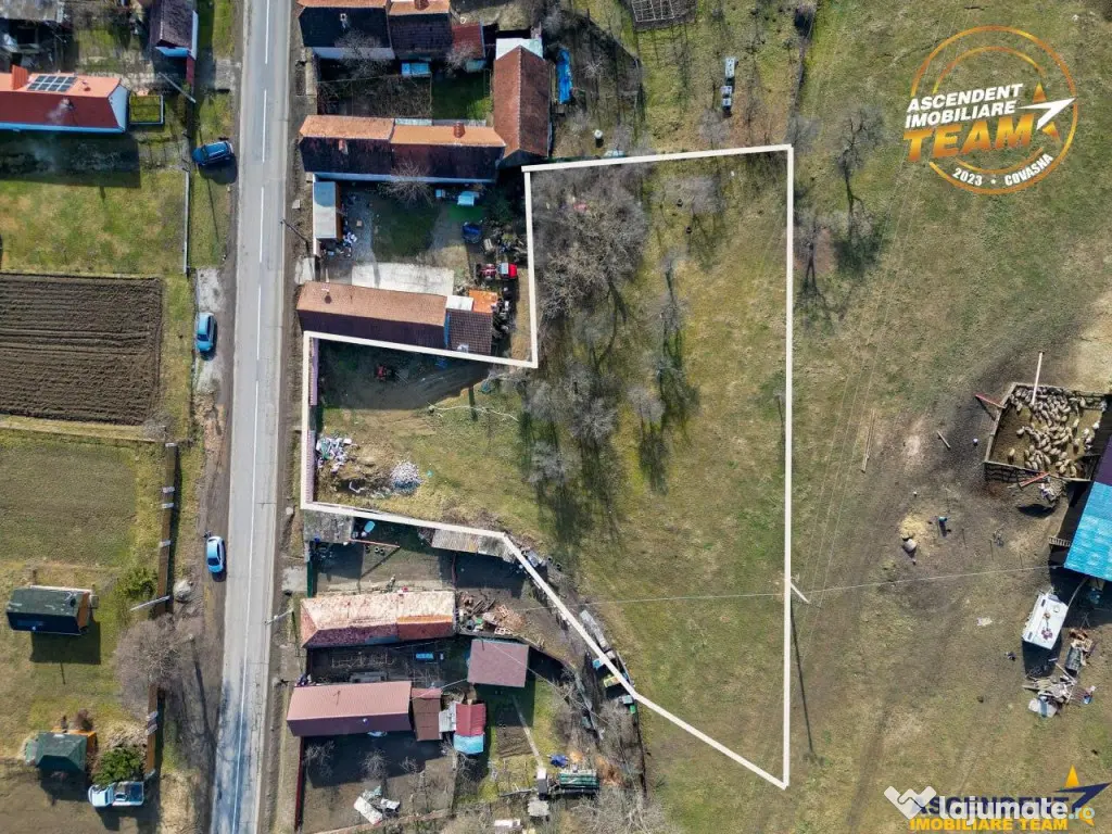 FILM! Teren intravilan pe 1.249 mp, Araci, Valcele, Covasna 