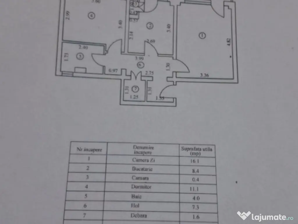 - ETAJ 1. Apartament 2 camere confort 1 decomandat, Obor-Sco 