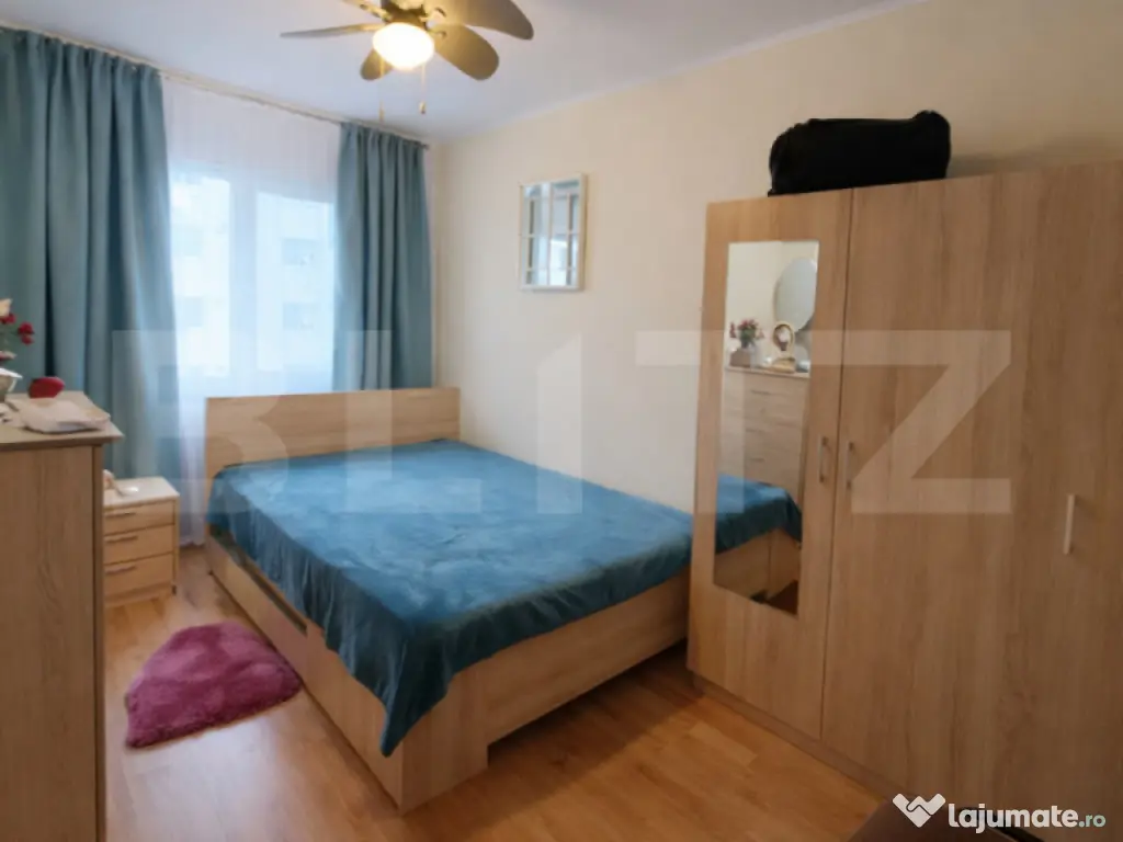 Apartament cu 3 camere, decomandate, 50 mp, zona Minerva – 