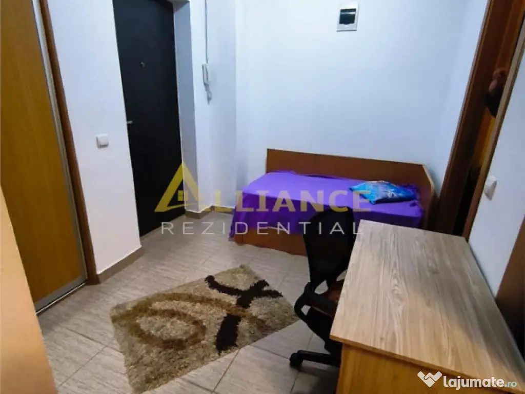 Investitie sigura! Garsoniera decomandata mobilata cu parcar 