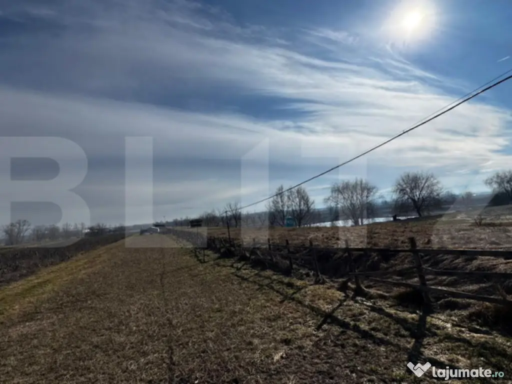 Teren extravilan 3100 mp cu ieșire la râul Mureș