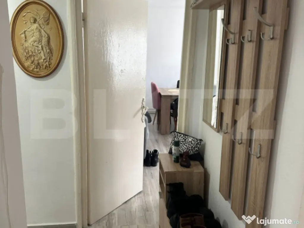 Apartament 2 camere, 48 mp, etaj 2/4, mobilat și utilat com 