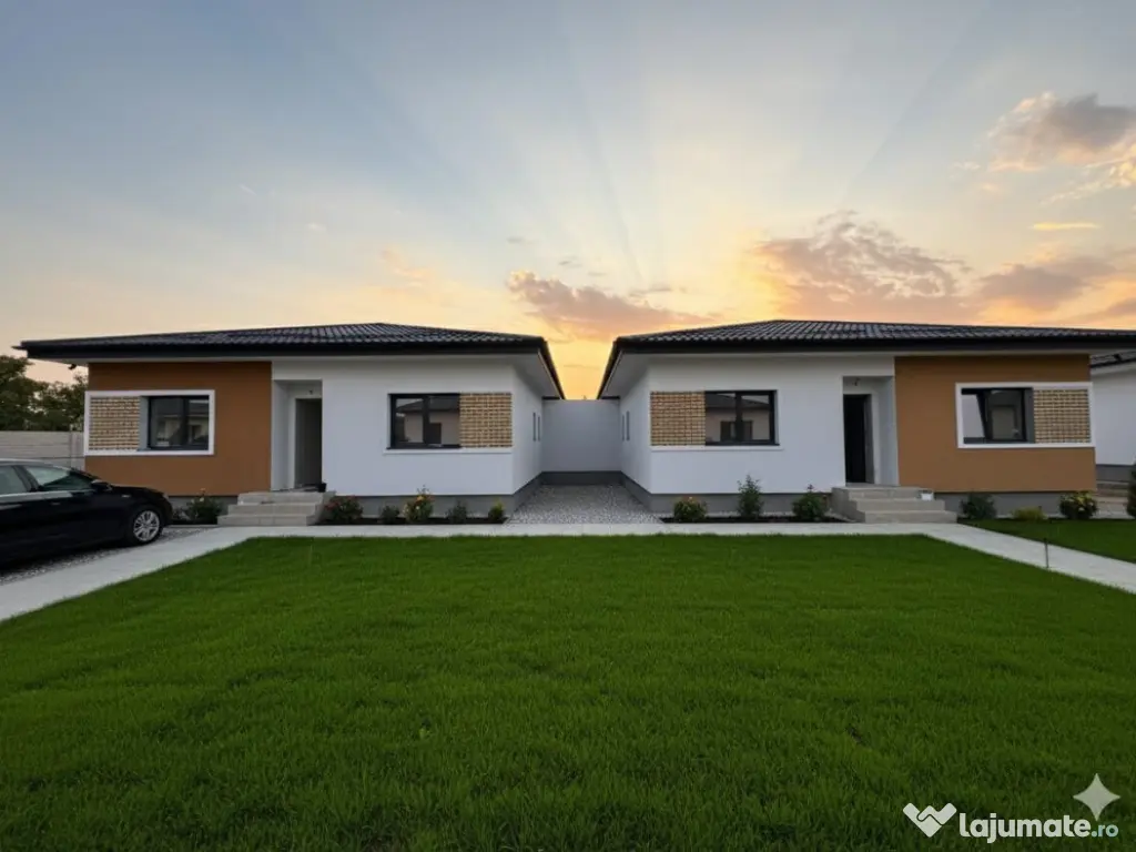 Casă individuală parter 130mp construiți, teren 400mp Tunari 