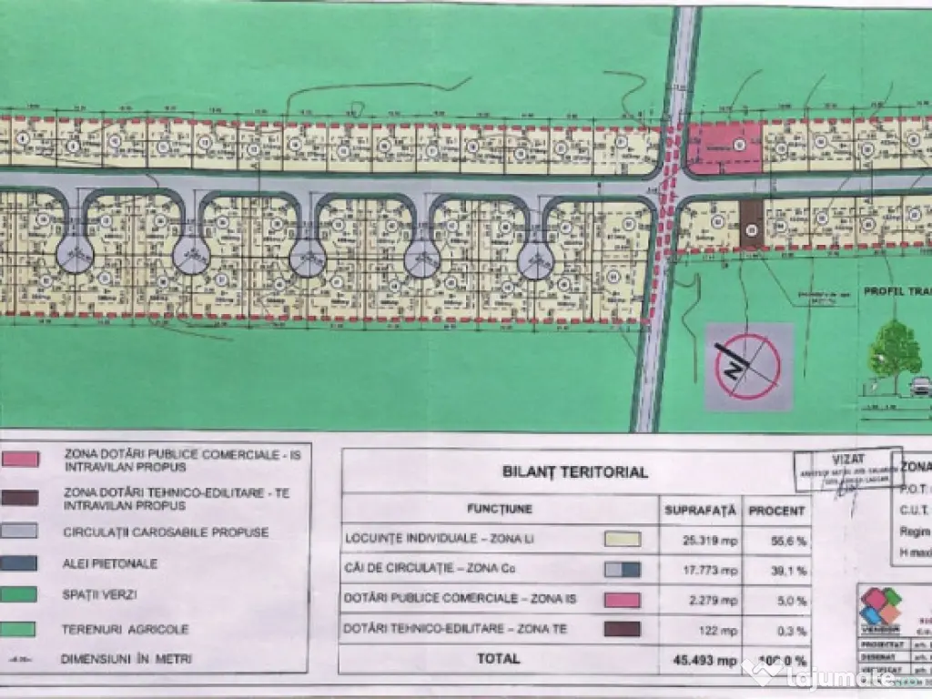 Frumusani-Pasarea '70 loturi cu drum într-o zona in dezvolt