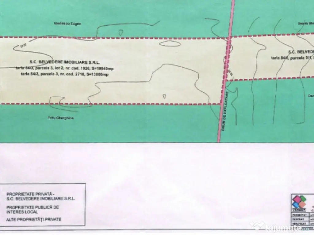 Frumusani-Pasarea '70 loturi cu drum într-o zona in dezvolt