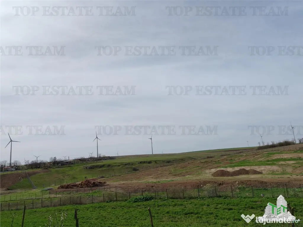 Teren intravilan cu utilitati 4350 mp la tara Jud Constanta 