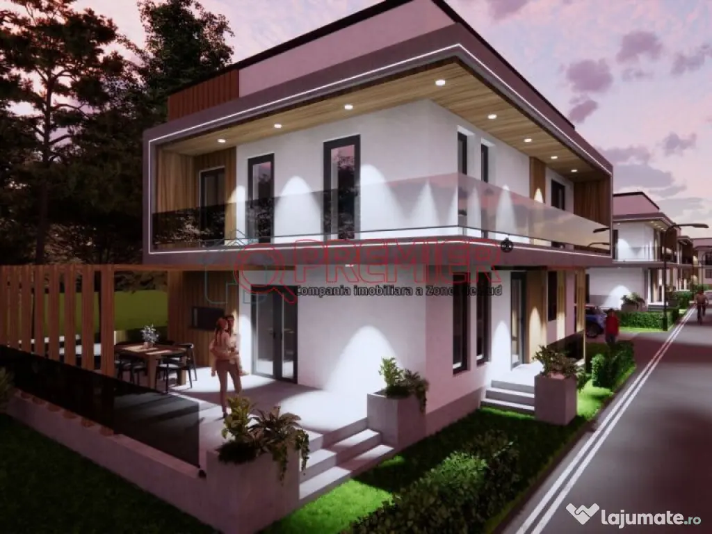 Ansamblu Vile Premium - Finisaje La Alegere - Curte