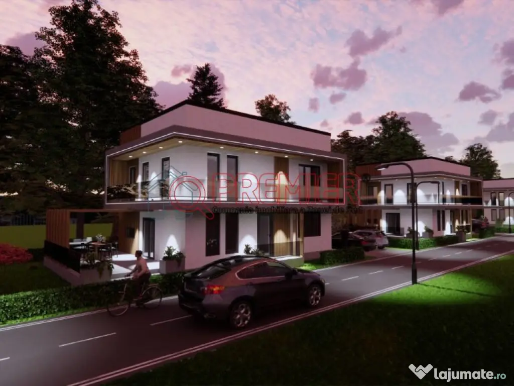 Ansamblu Vile Premium - Finisaje La Alegere - Curte