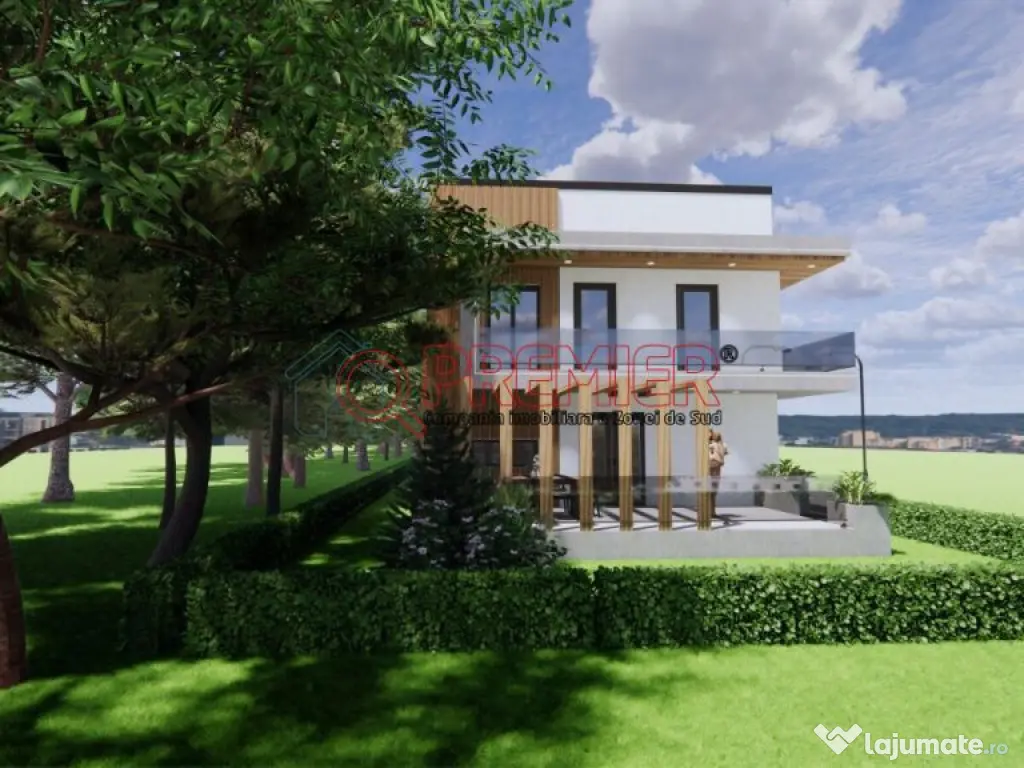 Ansamblu Vile Premium - Finisaje La Alegere - Curte