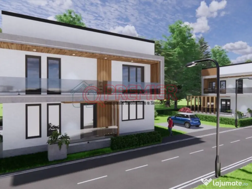 Ansamblu Vile Premium - Finisaje La Alegere - Curte