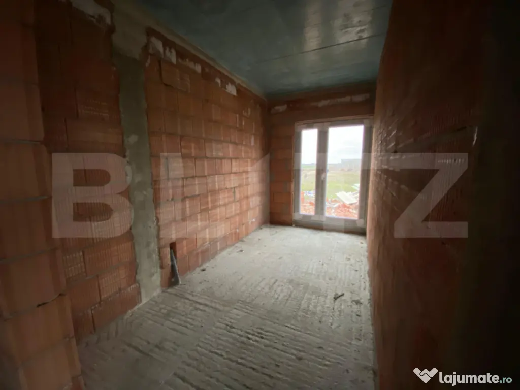Duplex 3 camere, 70 mp utili, teren 284 mp, Mosnita Noua-Urs 