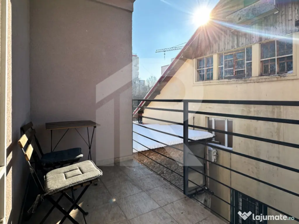 Brancoveanu, ap cu 2 camere de inchiriat, centrala proprie, 