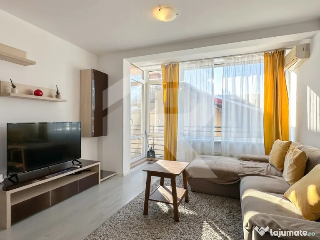 Brancoveanu, ap cu 2 camere de inchiriat, centrala proprie, 