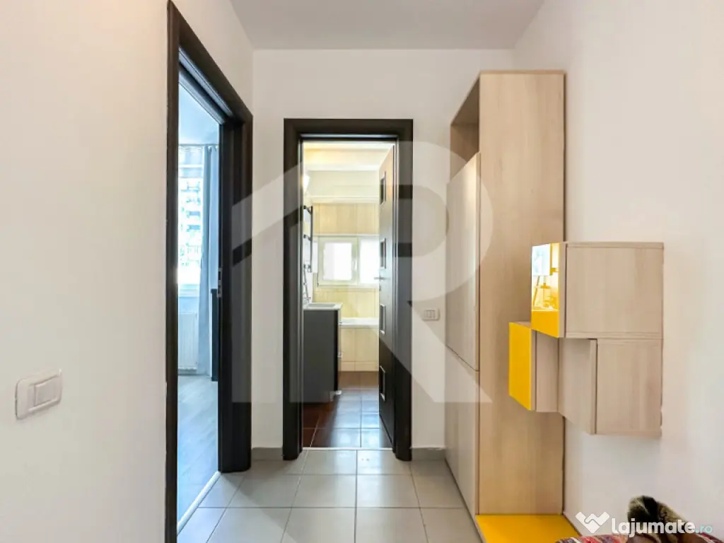 Brancoveanu, ap cu 2 camere de inchiriat, centrala proprie, 