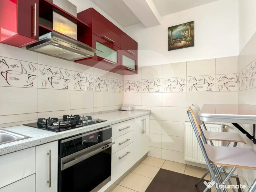 Brancoveanu, ap cu 2 camere de inchiriat, centrala proprie, 