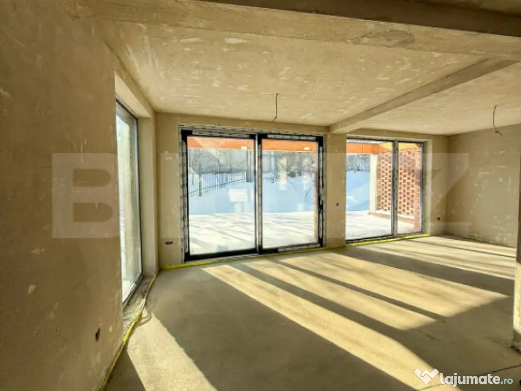 Casa premium semifinisată cu panoramă in Gruia