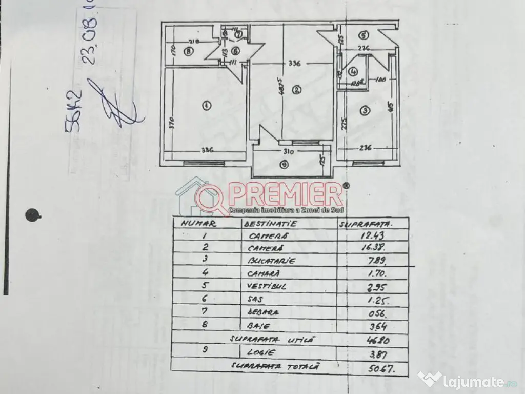 2 camere - Metrou Aparatori + Parcare ADP