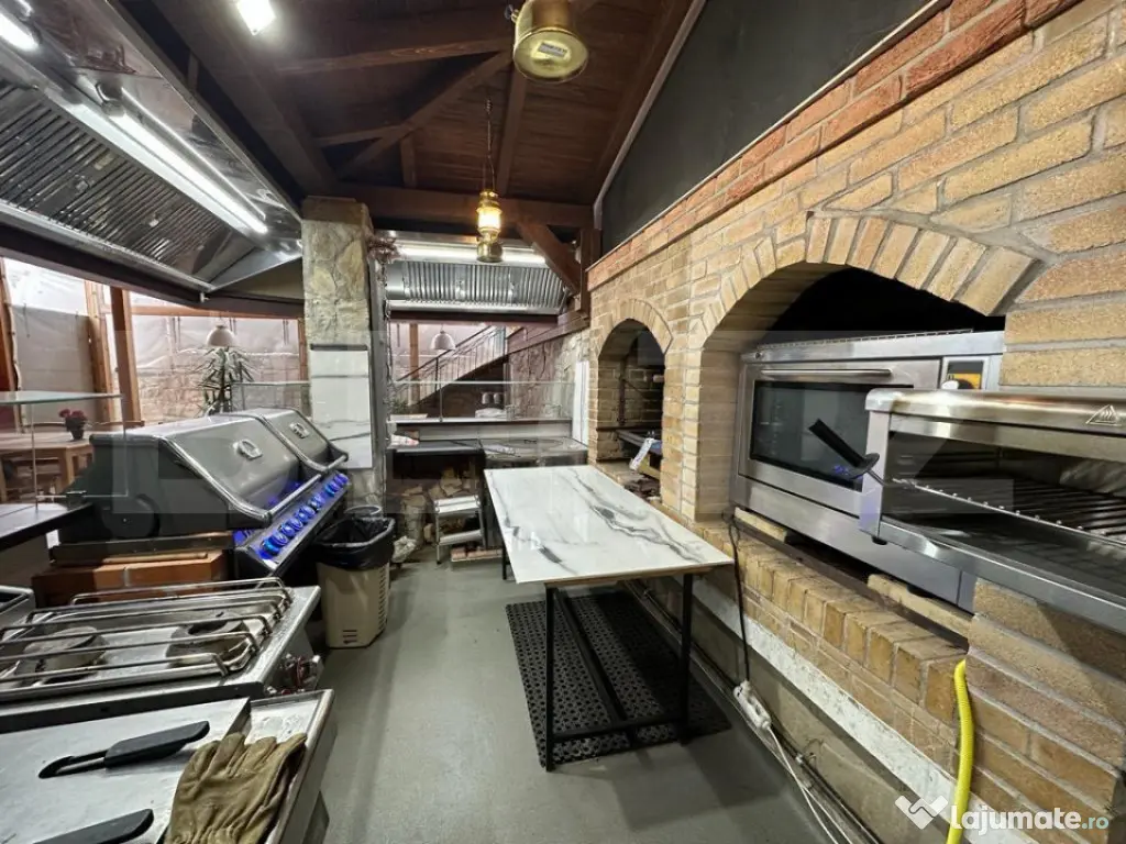 Restaurant de inchiriat 176mp utili, 230mp terasa si 8000mp 