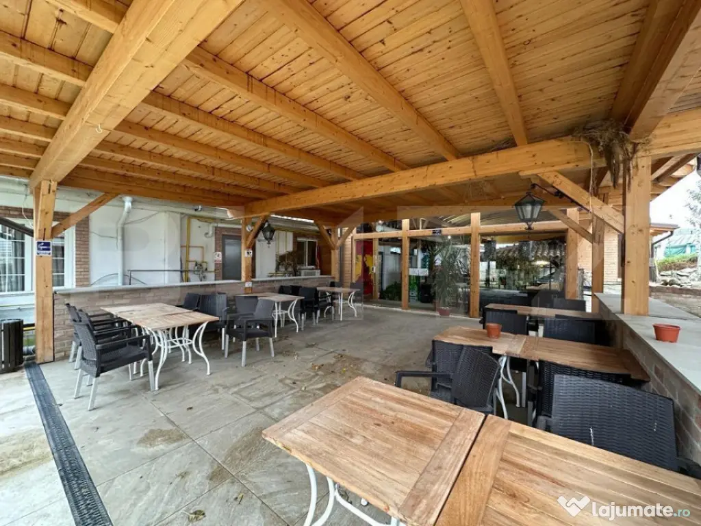 Restaurant de inchiriat 176mp utili, 230mp terasa si 8000mp 