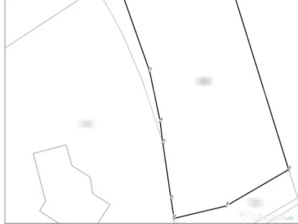 Teren intravilan, 800 mp, curent electric si apa la front, a 